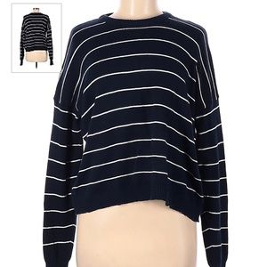 Blue and white striped Brandy Melville sweater